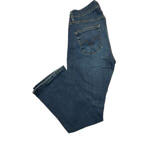 Levi's 529 Jeans - Women's 8M Blue Curvy Bootcut Mid Rise‎ Stretch Denim Y2K